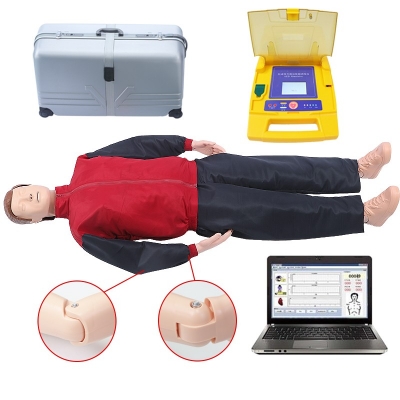 高級電腦心肺復(fù)蘇模擬人與AED自動(dòng)體外除顫儀（（計(jì)算機(jī)控制二合一） 