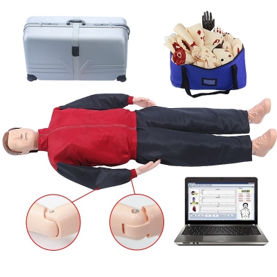 高級電腦心肺復(fù)蘇與創(chuàng)傷模擬人（計(jì)算機(jī)控制二合一）