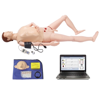 高級電腦全功能急救訓(xùn)練模擬人(心肺復(fù)蘇CPR與血壓測量、基礎(chǔ)護(hù)理) 