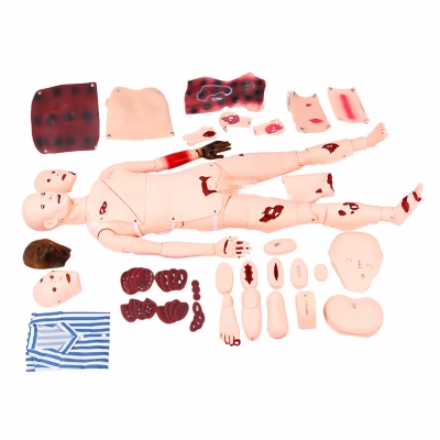 全功能急救護(hù)理創(chuàng)傷止血包扎模擬人